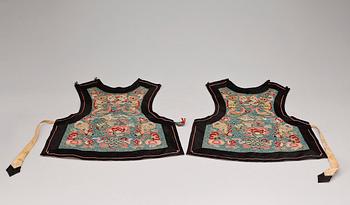 PARTI DRÄKTER, 4 delar, Kina, 1900-talets början.