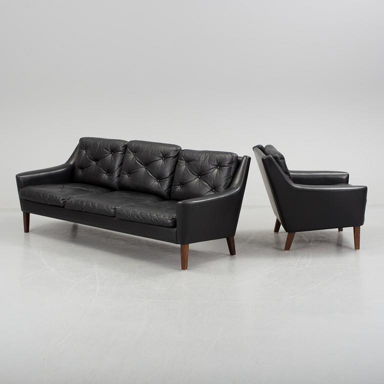 SOFFA OCH FÅTÖLJ, Dux, 1950-/60-tal.