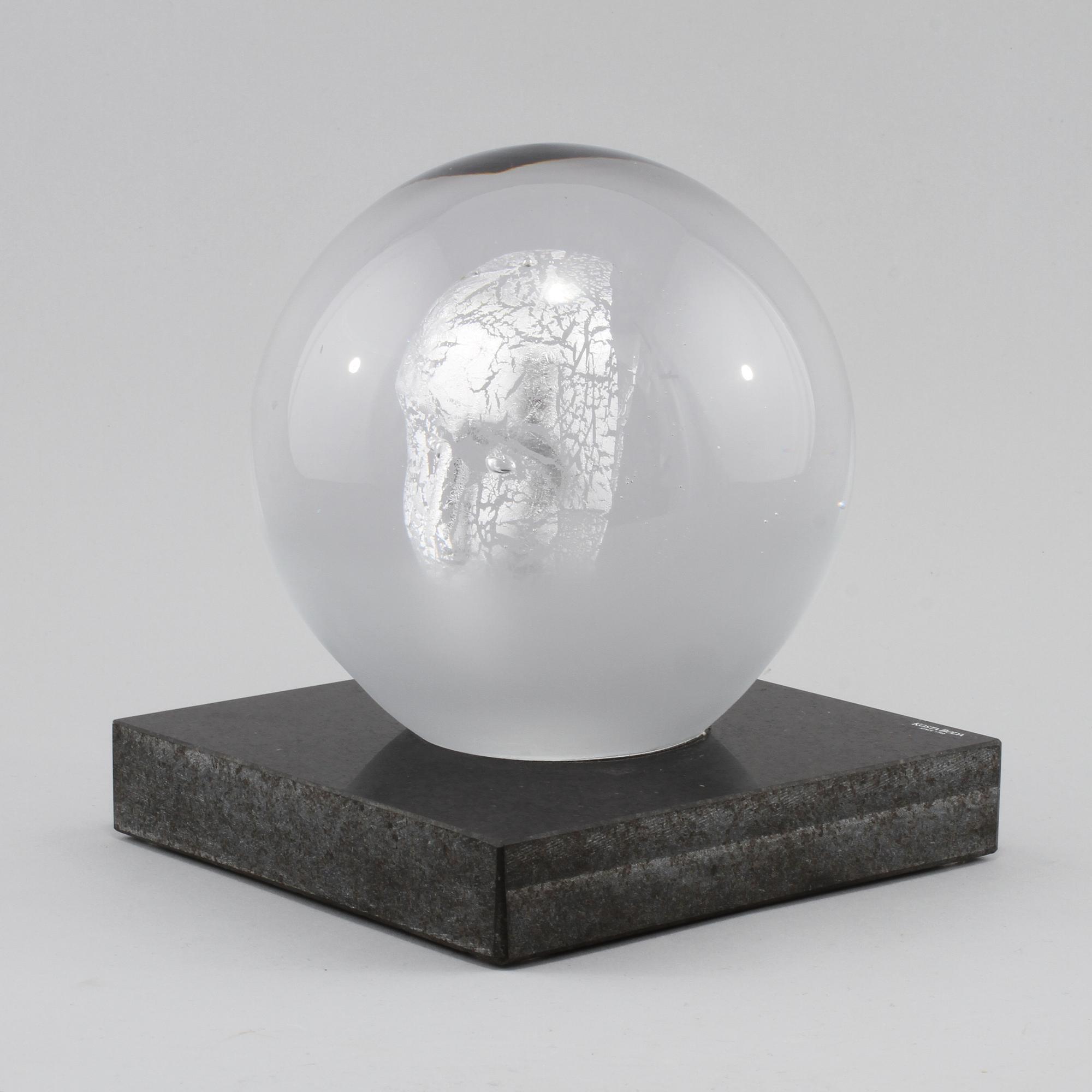 SKULPTUR, glas, Bertil Vallien, Kosta Boda, sent 1900-tal.