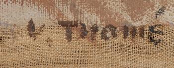 VERNER THOMÉ, olja på duk, signerad.