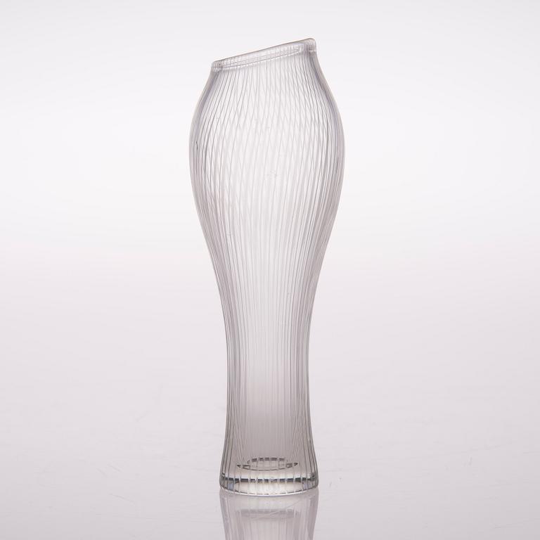 TAPIO WIRKKALA, VAS, glas, "Fölben", signerad Tapio Wirkkala, Iittala.