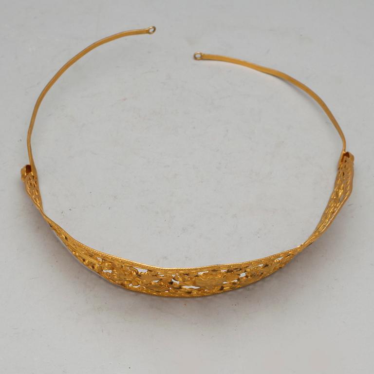 TIARA, bronserad mässing, empirestil, 1900-talets början.