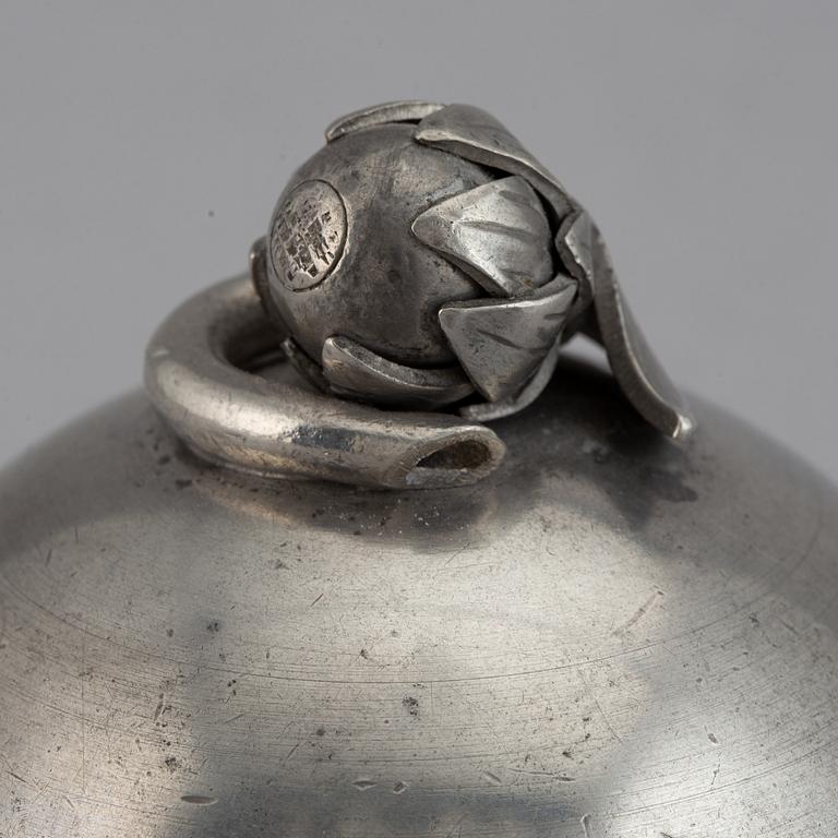 Estrid Ericson, a pewter box, Firma Svenskt tenn, 1930.