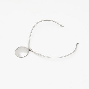 Inga-Britt "Ibe" Dahlquist, halssmycke, silver, Malmö 1973.