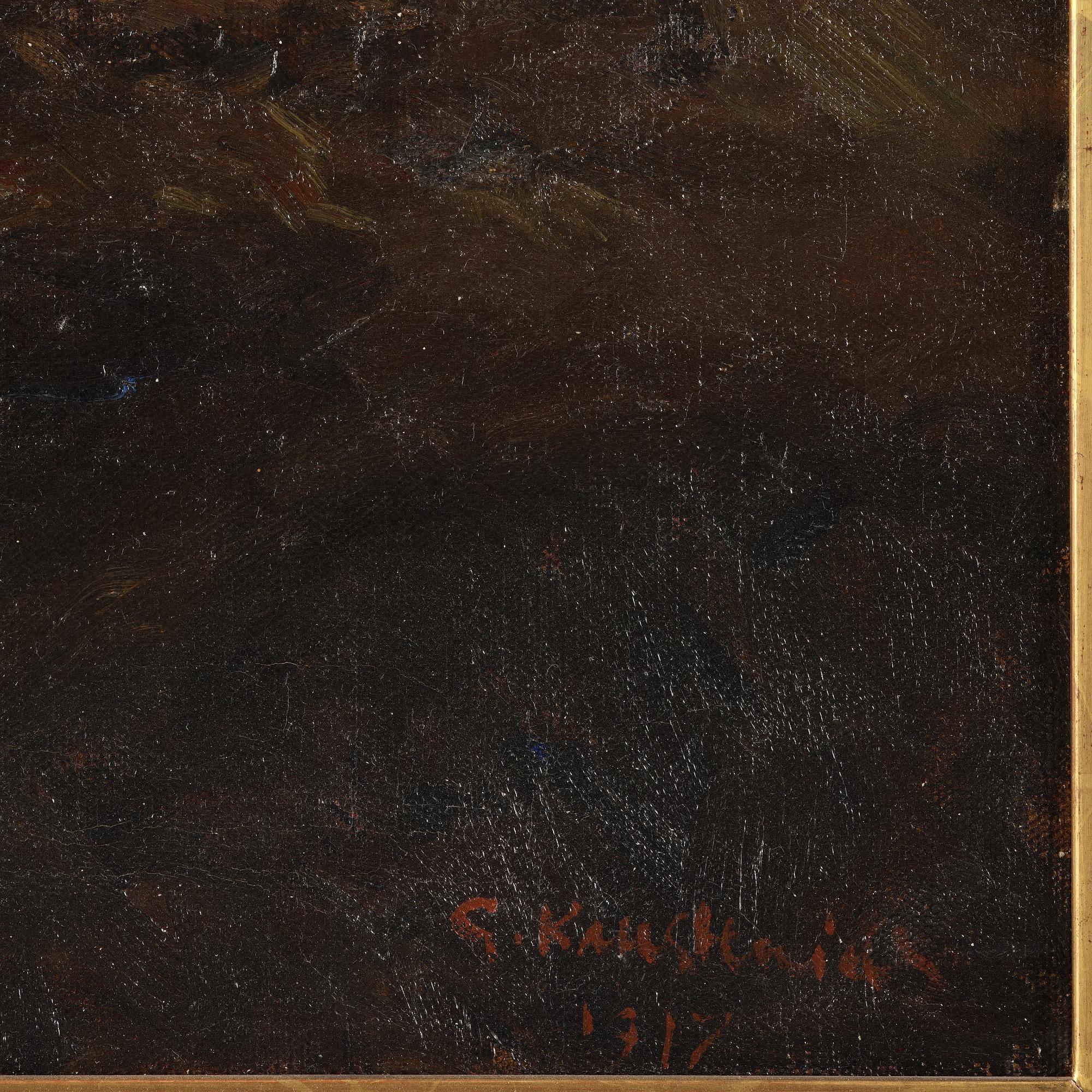 Gottfrid Kallstenius, Tallar i skymning.