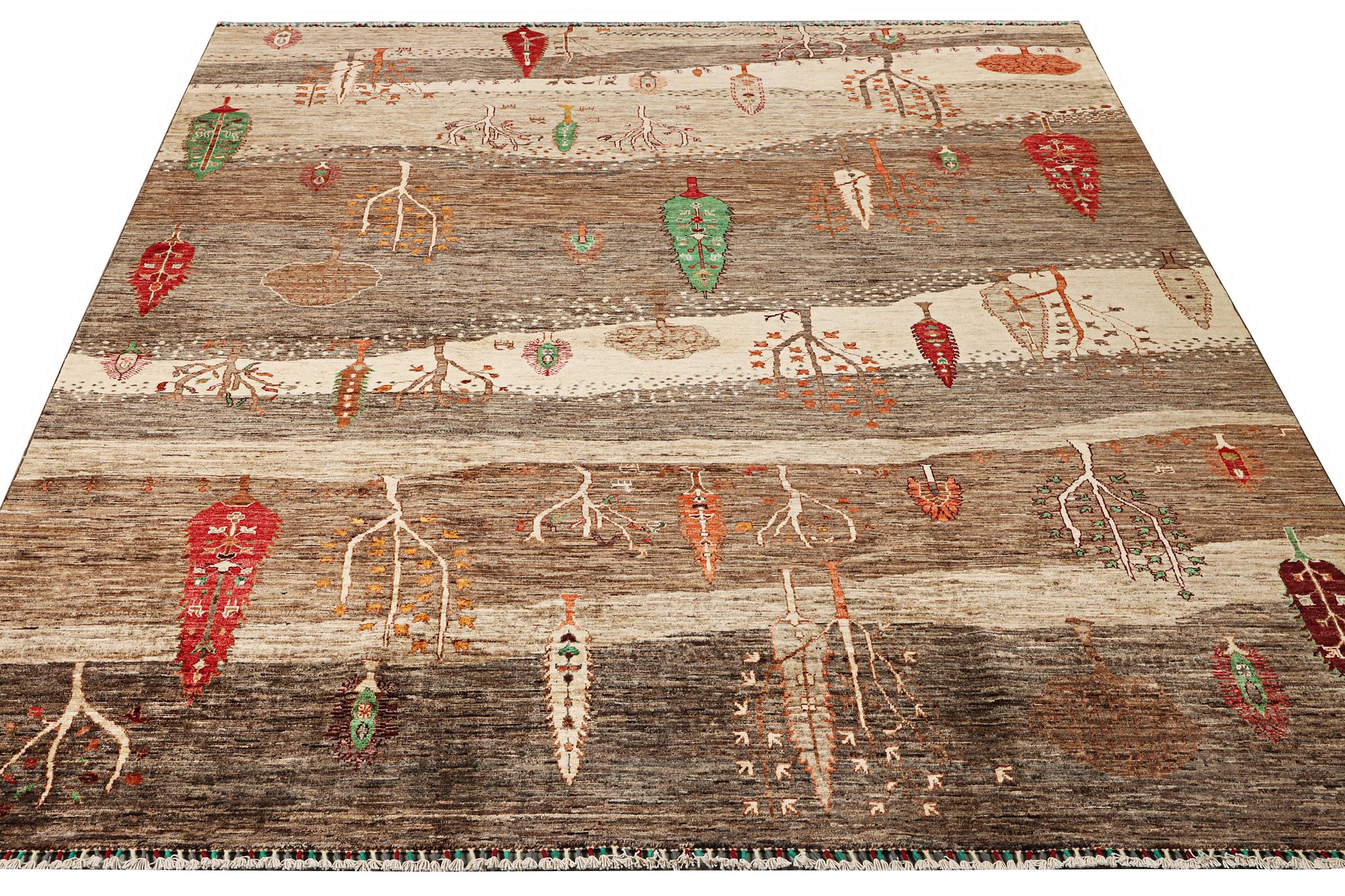 A Khorjin carpet, c. 306 x 258 cm.