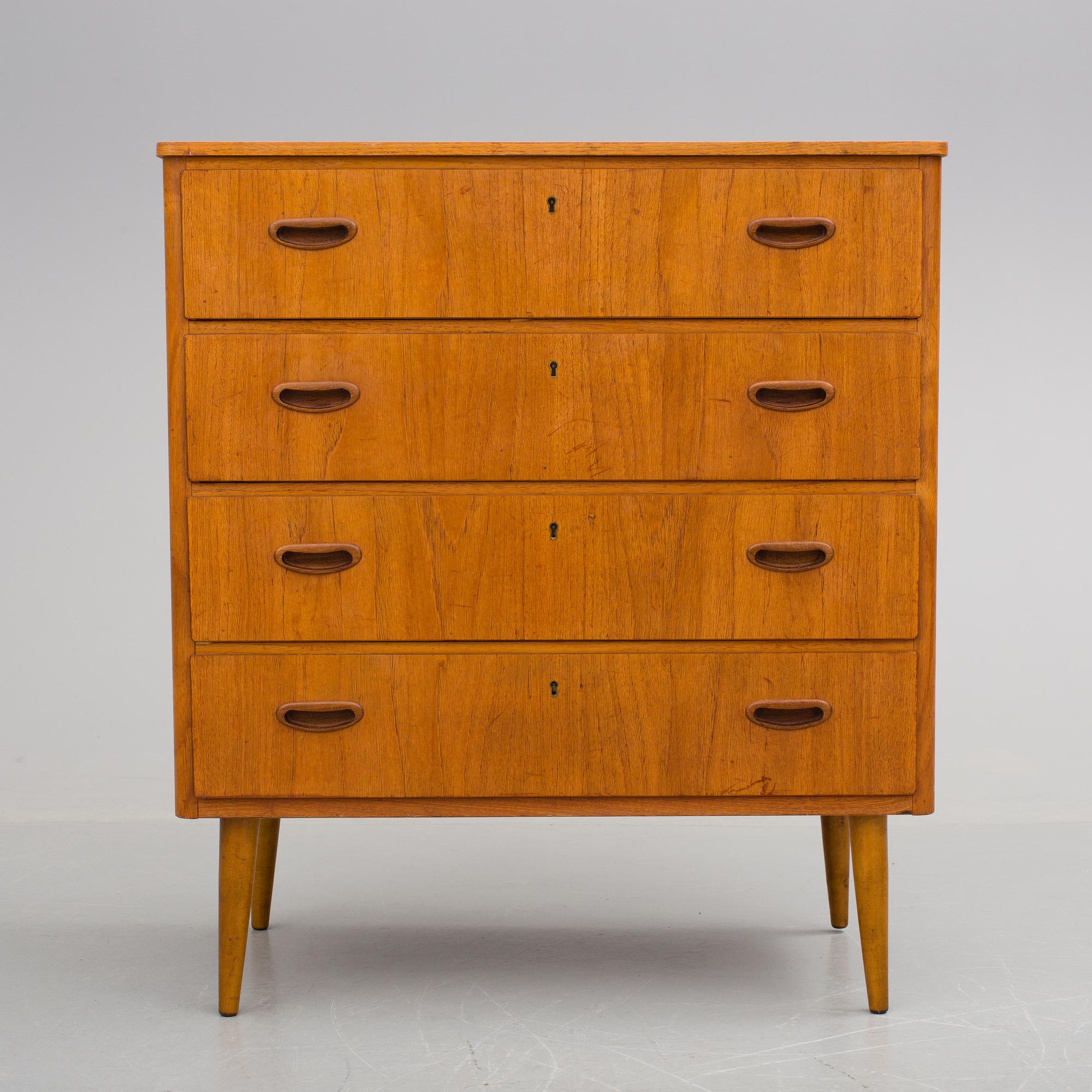 BYRÅ, teak, 1960-tal.