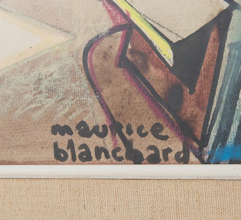MAURICE BLANCHARD, blandteknik, signerad.