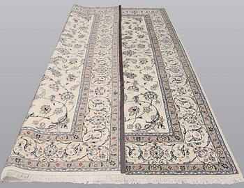 A carpet, Nain Part Silk, S.K 9 LAA, 340 x 250 cm.