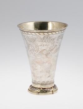 BÄGARE, silver, Mathias Forswall, Uppsala 1775.