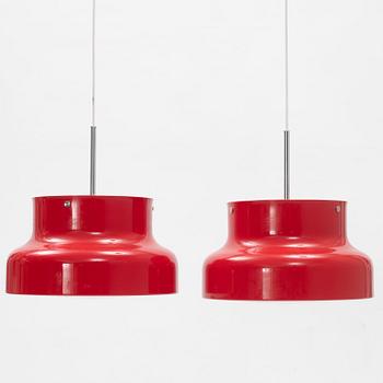 Anders Pehrson, taklampor, ett par, "Bumling", Ateljé Lyktan, Åhus.