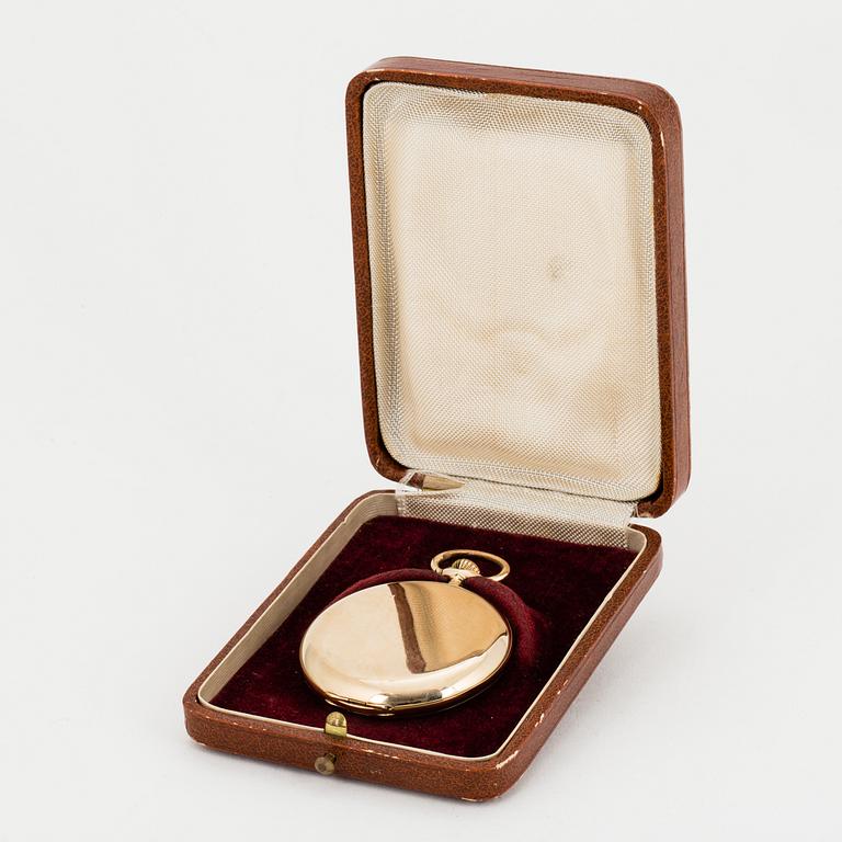 RECORD WATCH Co. Genève, pocketwatch, 50,5 mm, hunter.