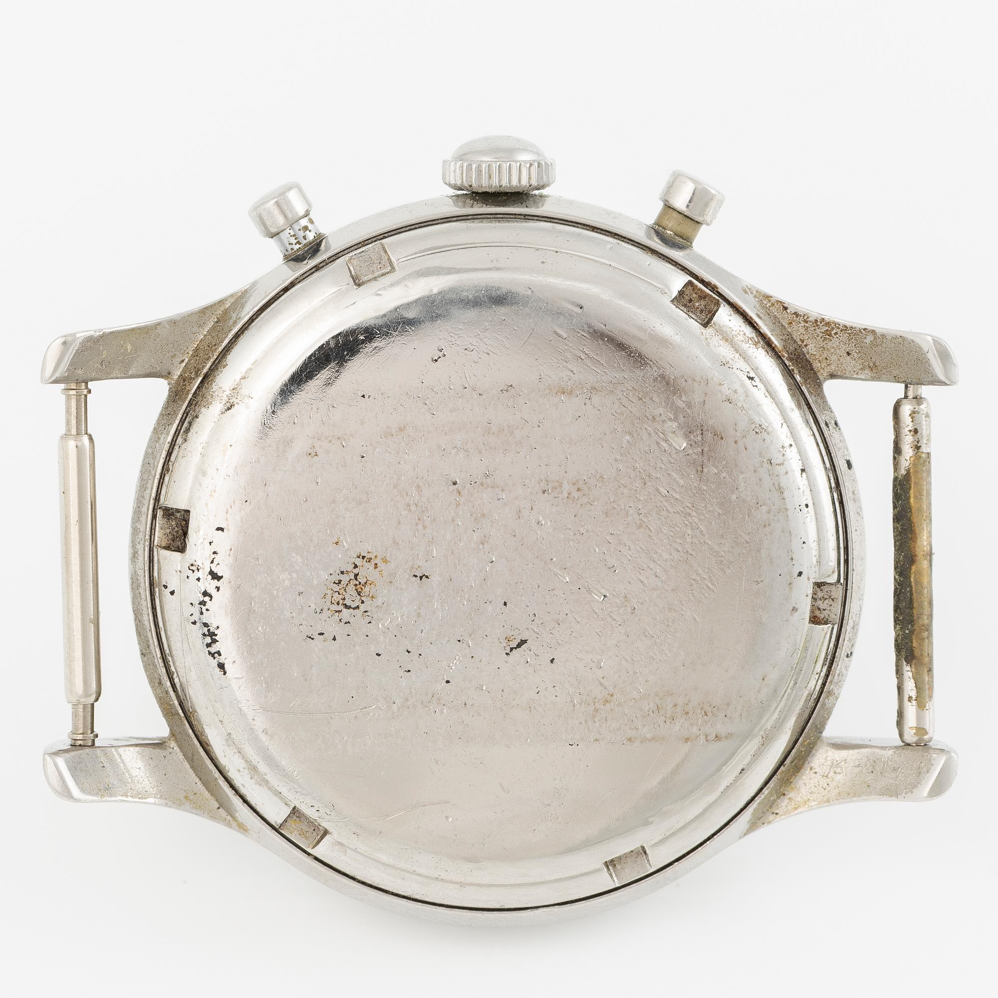 Heuer, "Pre-Carrera", "Gilt dial", chronograph, ca 1960.