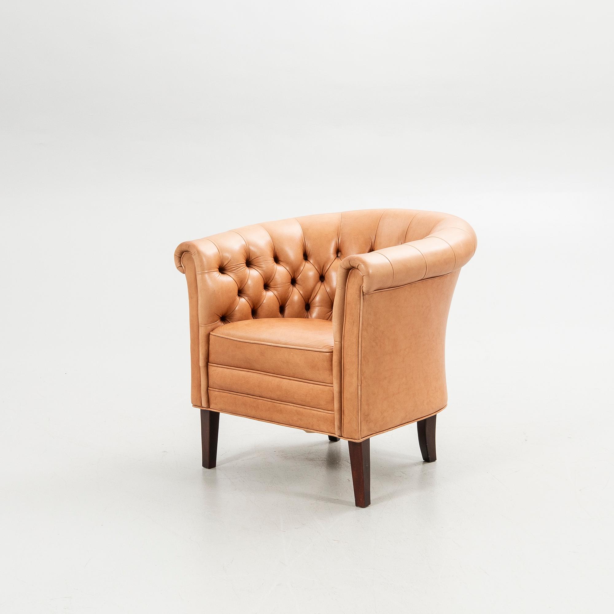 Club chair, 20th century.