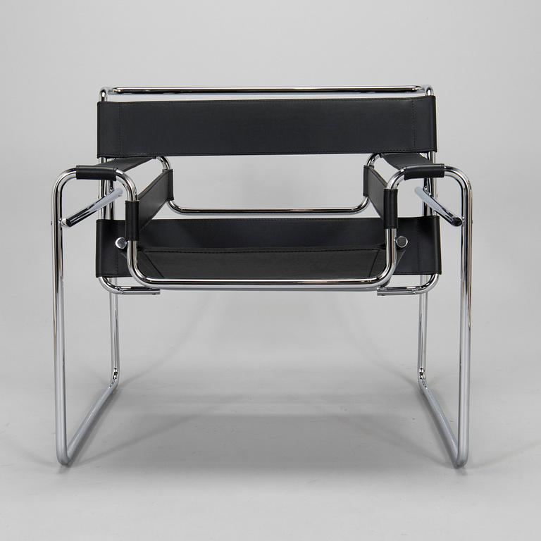Marcel Breuer, fåtölj, "Wassily", Knoll, kring 2010.