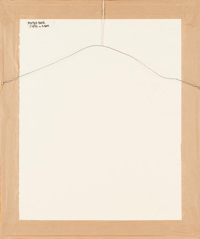 Peter Dahl, färglitografi, signerad och daterad -81, numrerad 54/90.