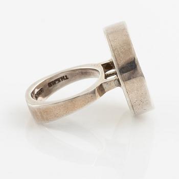 Jens christian thejls  silver, kinetic ying yang. Denmark 1960's.