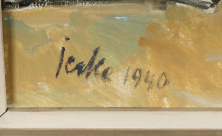ERIK JERKEN, olja på duk, signerad och daterad 1940.