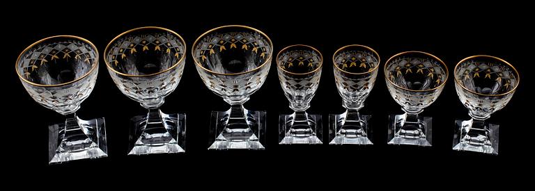 GLAS, 7 st, "Odelberg Junior", Kosta.