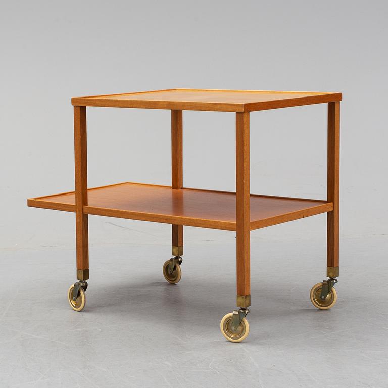 A model 470 mahogany tea trolley by Josef Frank for Firma Svenskt Tenn, designed 1932.