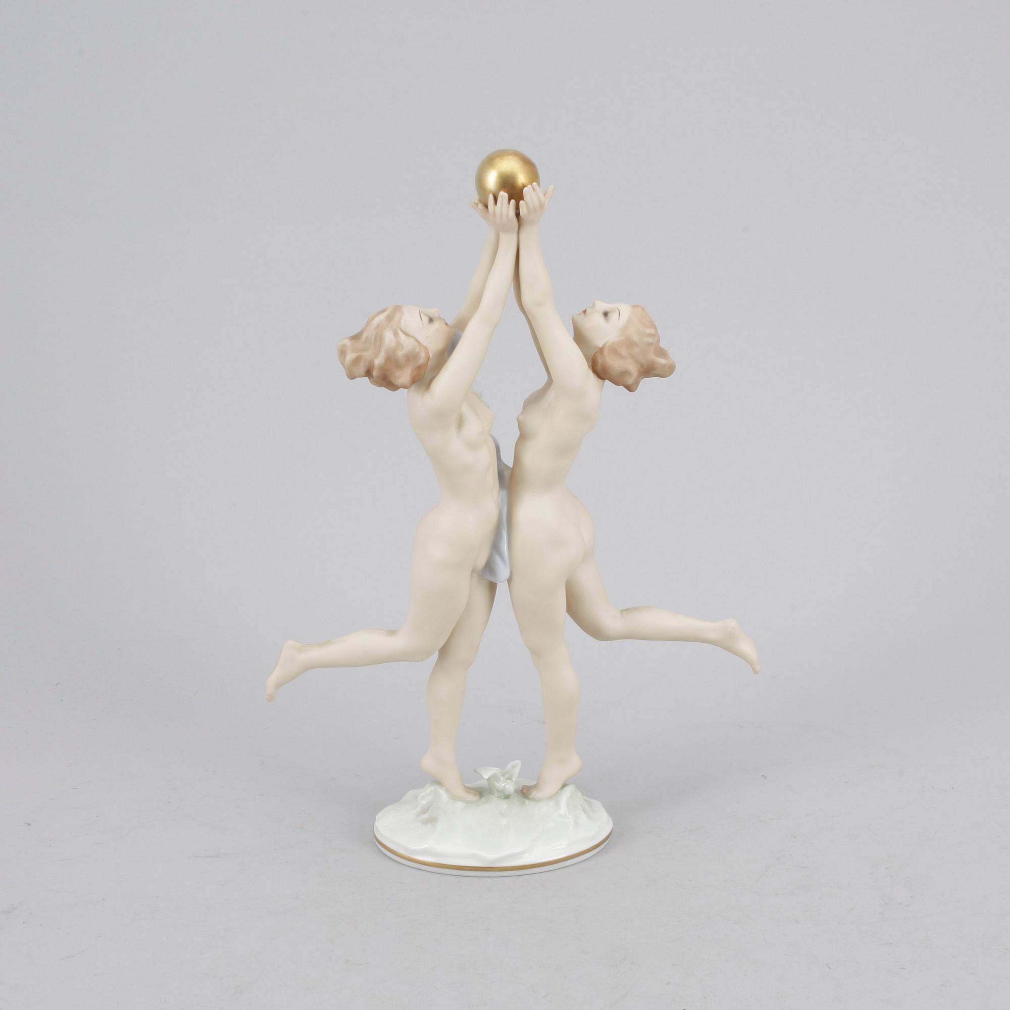 FIGURIN, porslin, Hutschenreuther, TYskland.