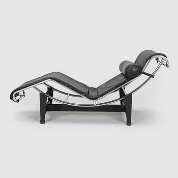 Charlotte Perriand & Le Corbusier, an 'LC4' lounge chair, Cassina, Italy.