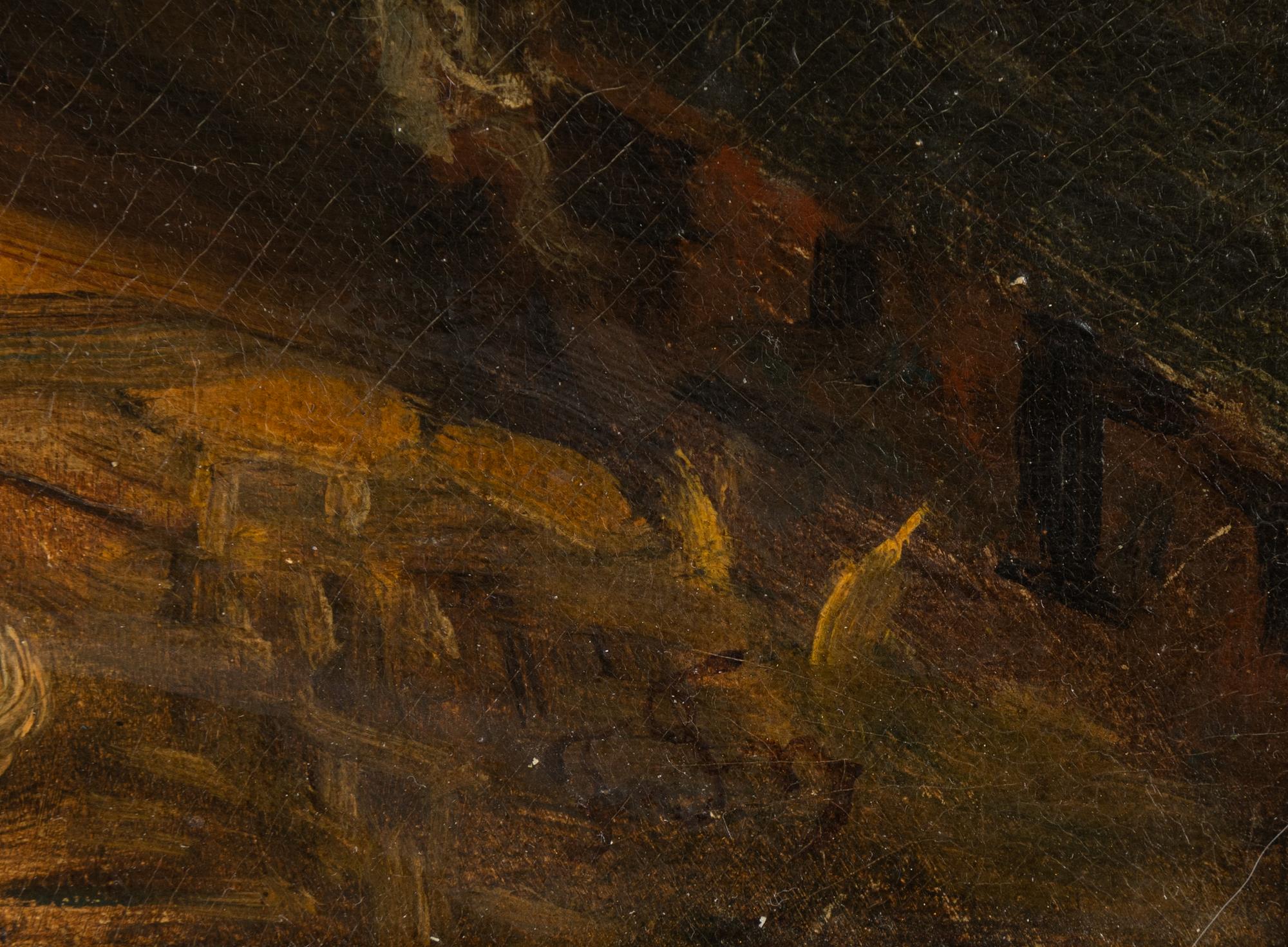 Ferdinand Fagerlin, oil/sketch on papaer-panel.