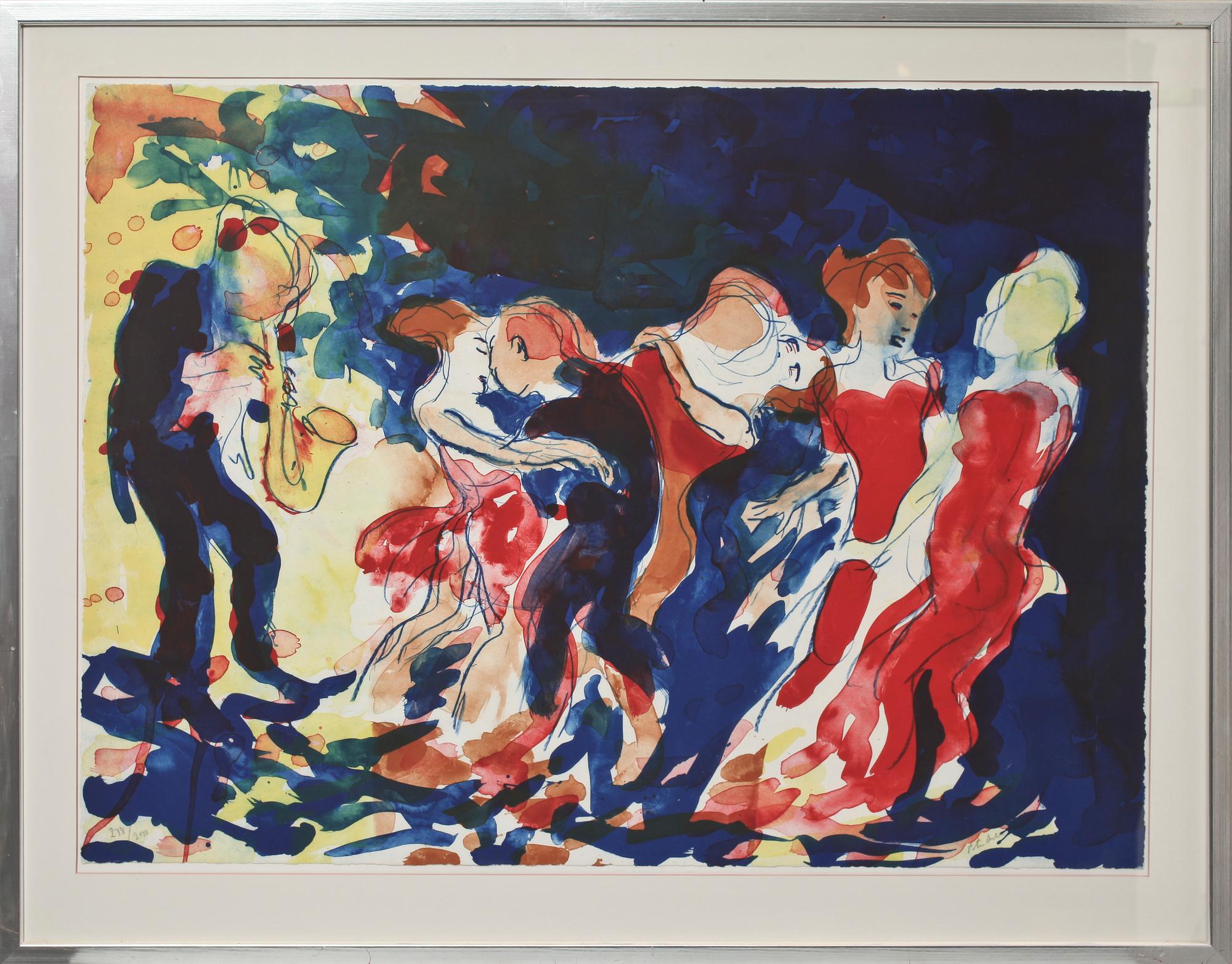 PETER DAHL, färglitografi, sign o numr 278/290.