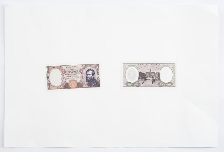 Jonathan Monk, pigment print signerad numrerad 68/100.