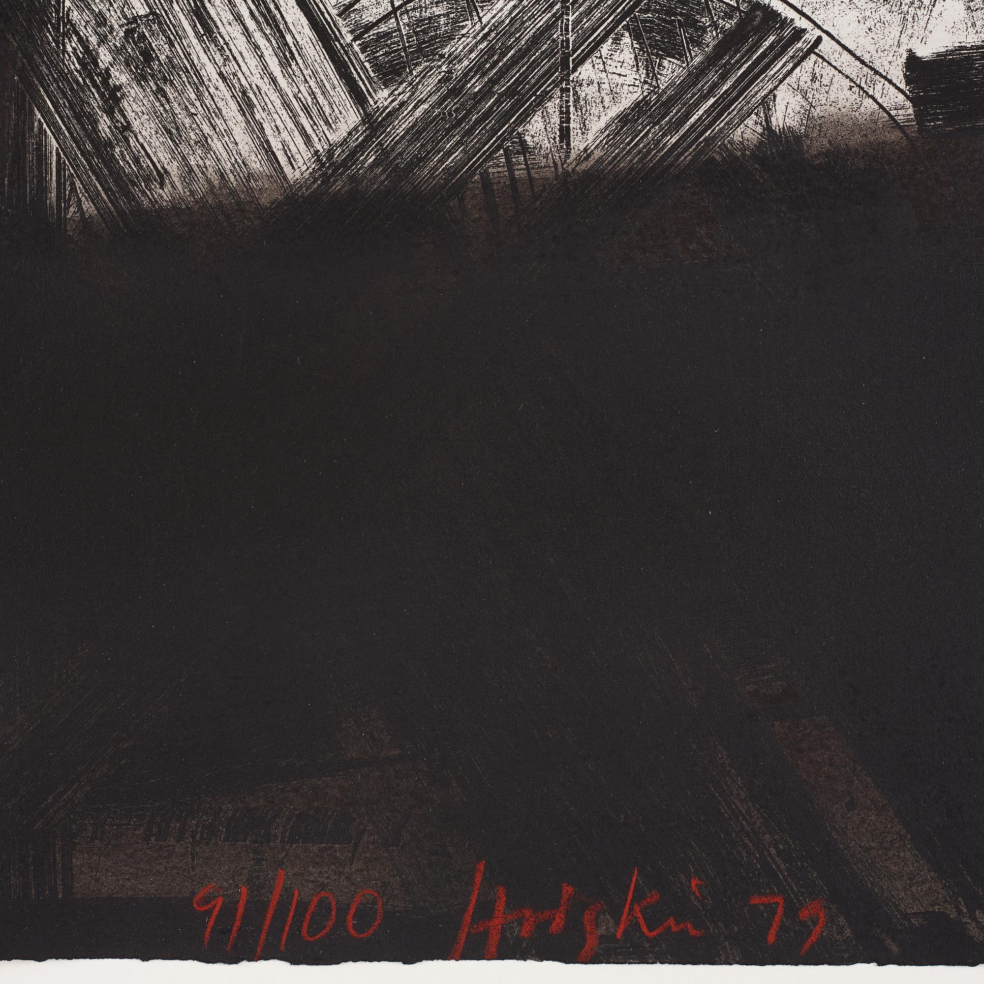 Howard Hodgkin, etsning. Signerad och numrerad 91/100. Daterad -79.