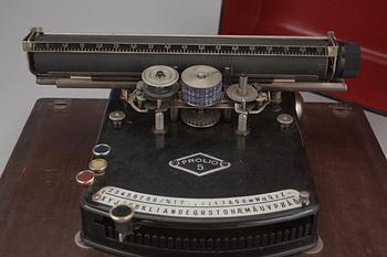 TANGENTSBORDSSKRIVMASKIN, Frolio 5, Gundka Werke, Brandenburg, Tyskland, 1924-1930.