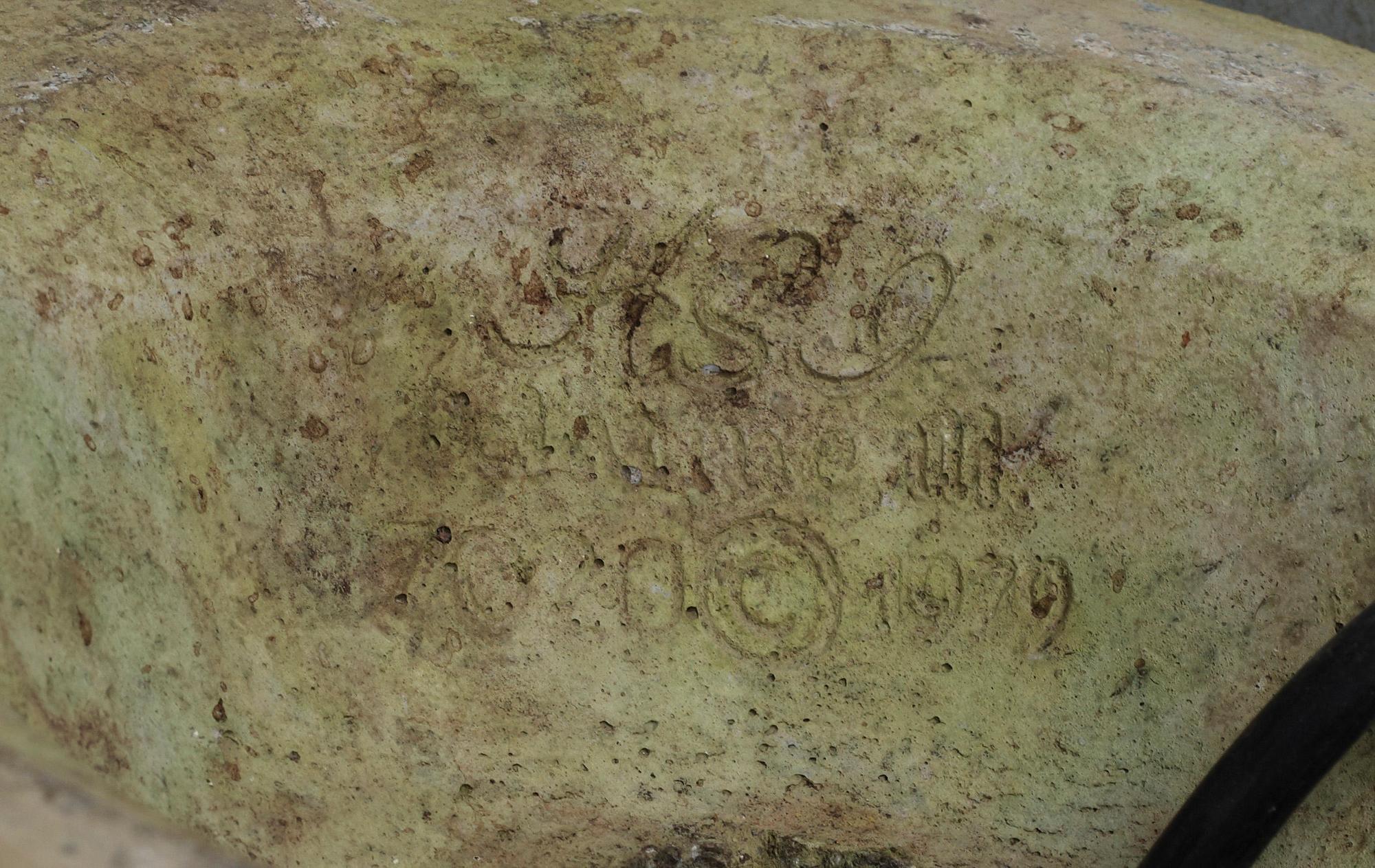 TRÄDGÅRDSFONTÄN, sten-komposit, 1900-talets slut.