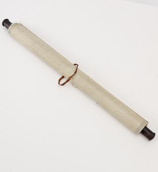 Birds with flowering wisteria, attributed to Chen Ban Ding.