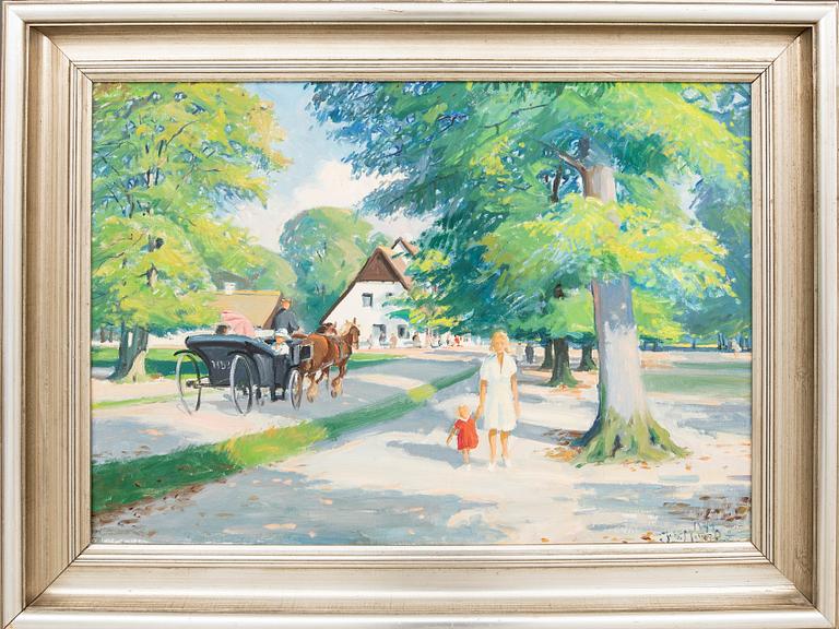 Johannes Meyer Andersen, oil on canvas, signed and dated 1947.