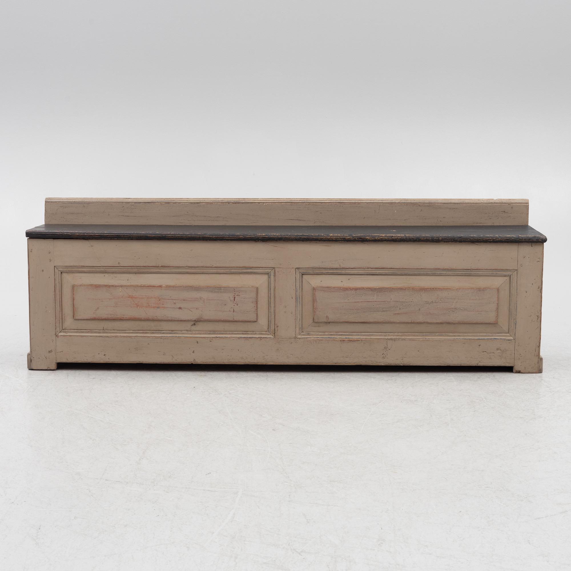 A bench, circa 1900.