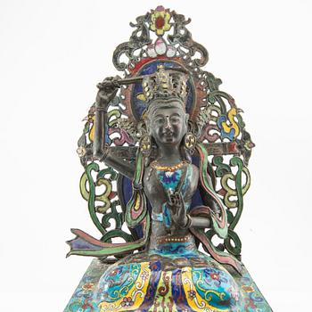 Buddha Manjushri Tibetan-Chinese 20th century.