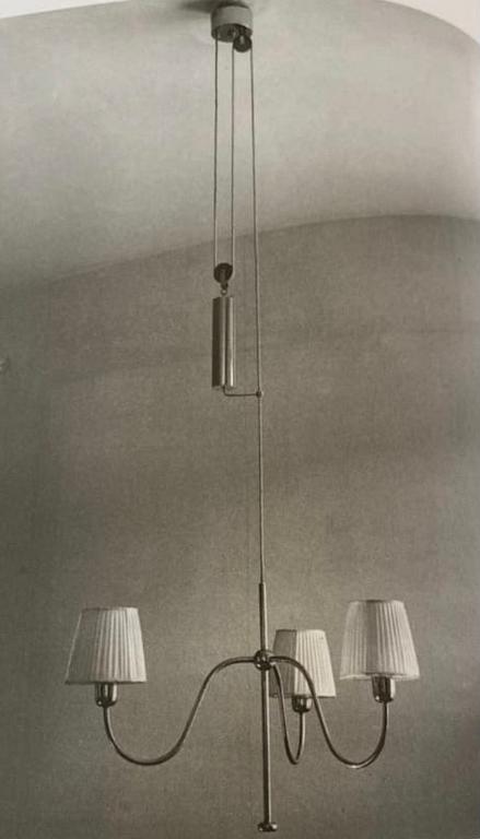 Josef Frank, taklampa, modell 2444, Firma Svenskt Tenn, 1940-tal.