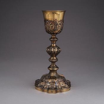 KALK, silver, Frankrike. Barockstil, 1900-tal. Vikt ca 615 gram.