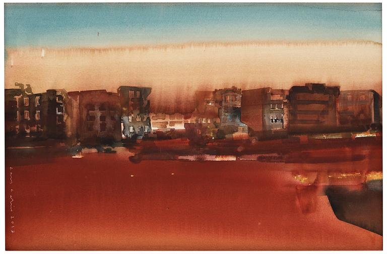 Lars Lerin, "En natt i Agadir".