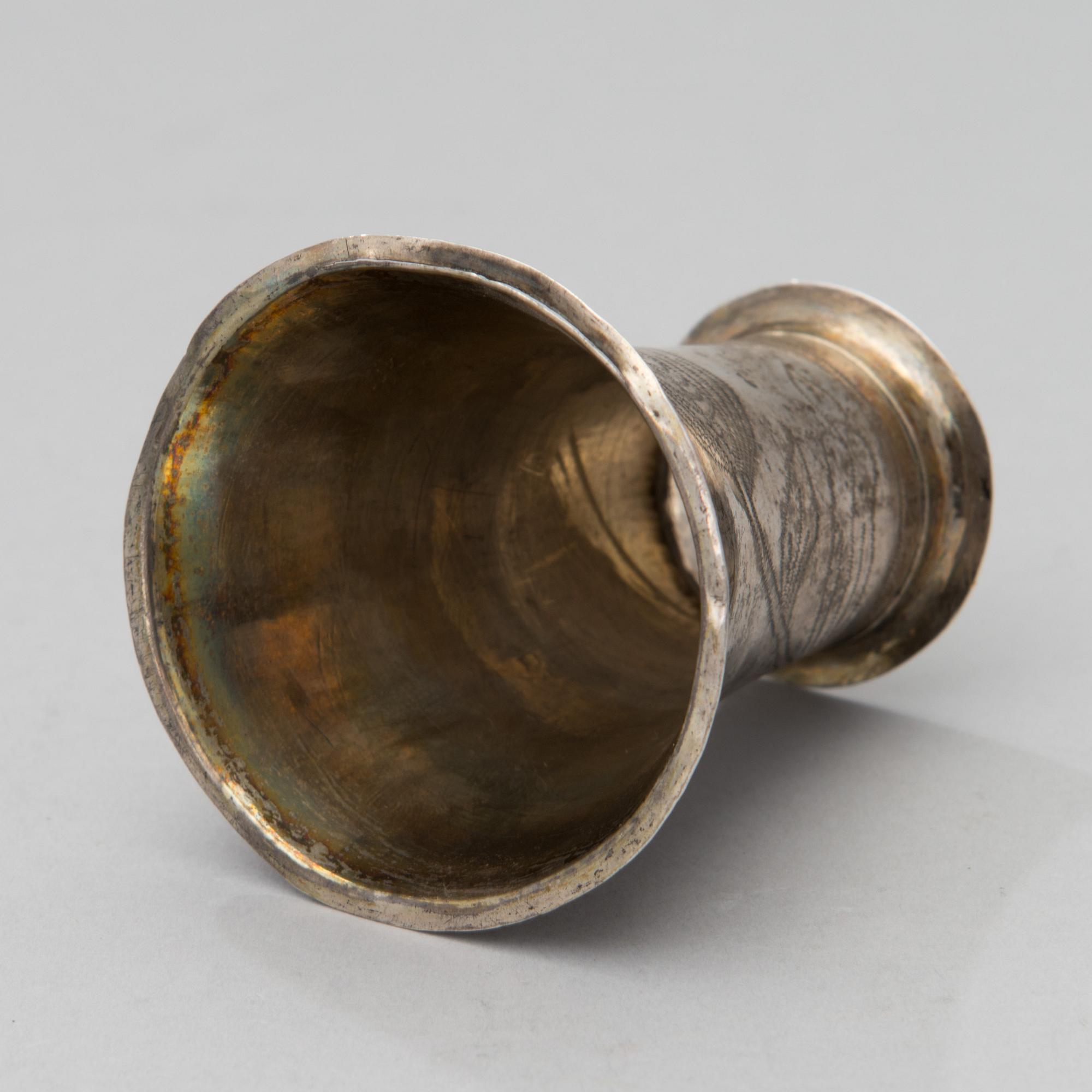 BEAKER, silver, Carl Gustaf Brummer, Åbo 1797, 33 g.