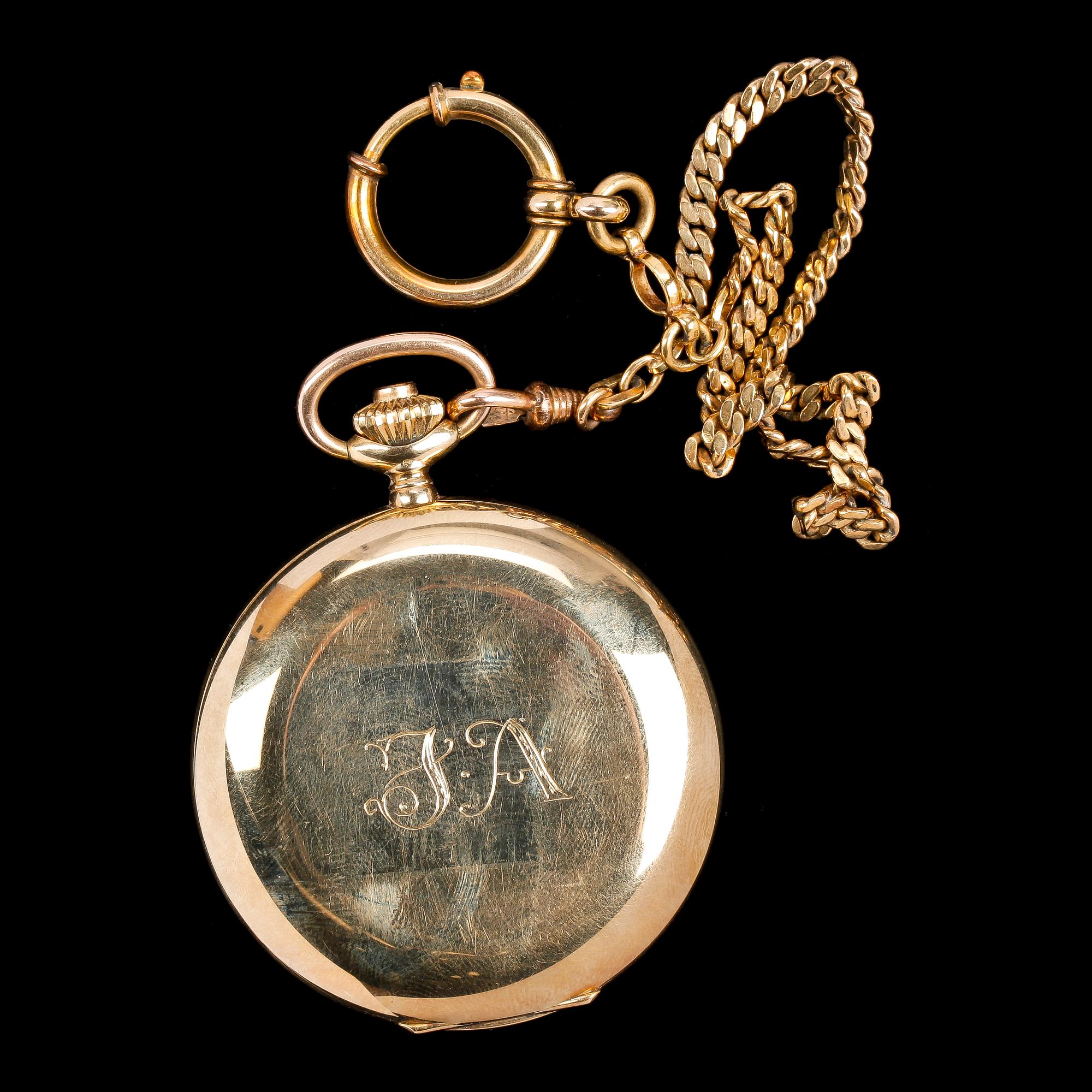 HERRFICKUR, guld, 14K, 1900-talets första hälft.