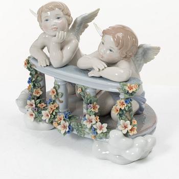 Lladró, figurine, "Celestial Balcony", Spain.