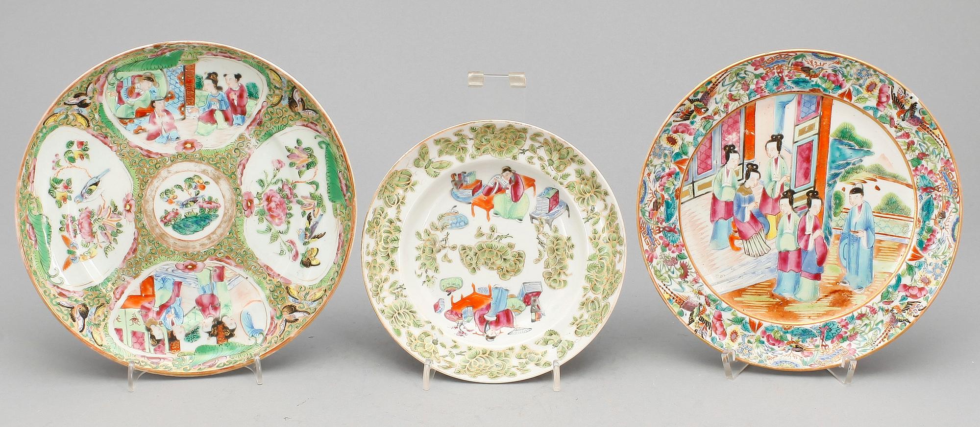 FAT SAMT SKÅLAR, 6 delar, bland annat, Kanton 1800-tal.