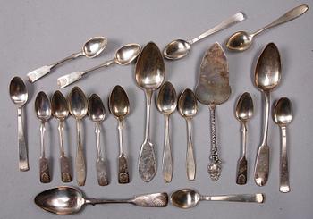 PARTI BESTICK, 19 st, silver, Finland, 1900-tal.