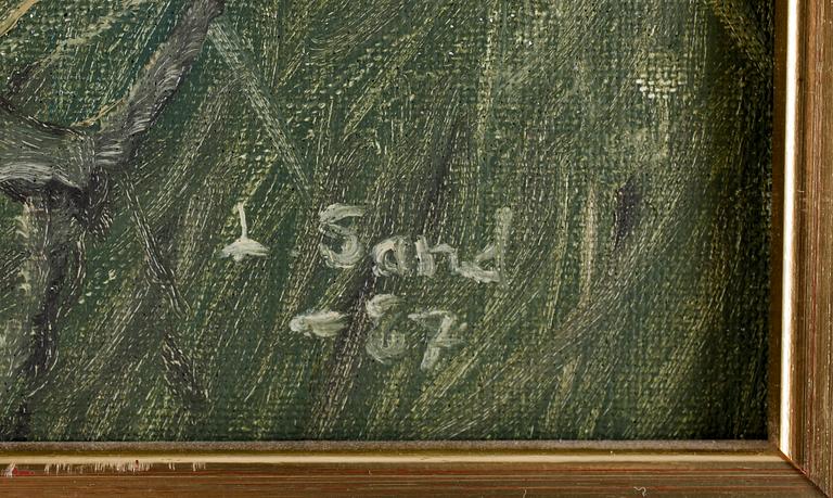 LENNART SAND, olja på duk, sign o dat -87.