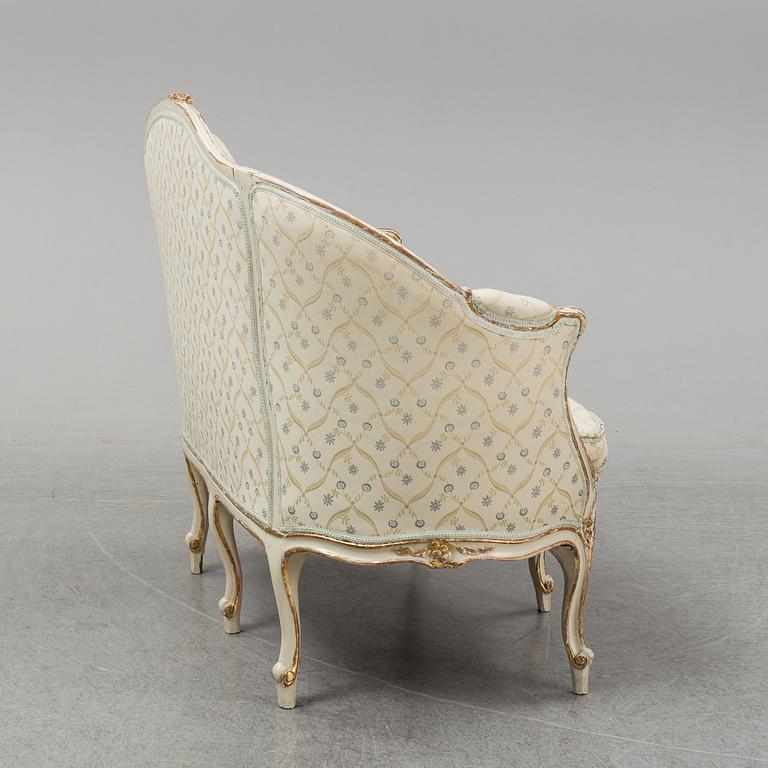 Soffa, Frankrike Louis XV, 1700-talets andra hälft.