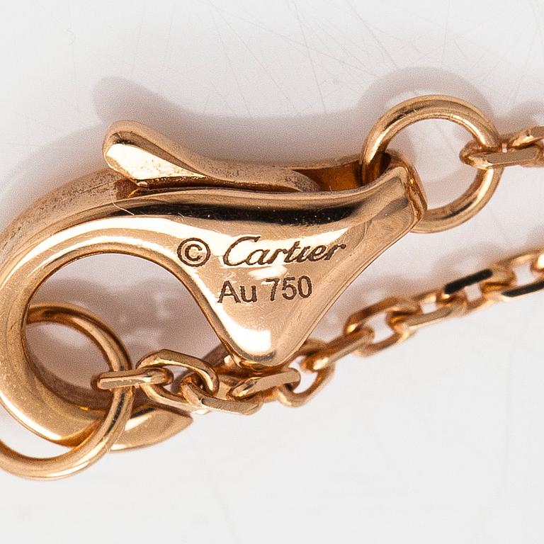 Cartier, kaulakoru, "d'Amour", 18K kultaa, briljanttihiottu timantti n. 0.04 ct.