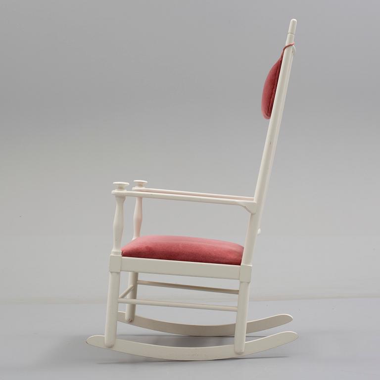 A mid 20th century 'Isabella' rocking chair by Karl-Axel Andersson, Gemla.