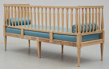 SOFFA, sengustaviansk av Fredrik Ahlström, omkring 1800.