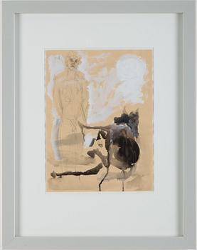 NINO LONGOBARDI, mixed media, signed and dated 1983.